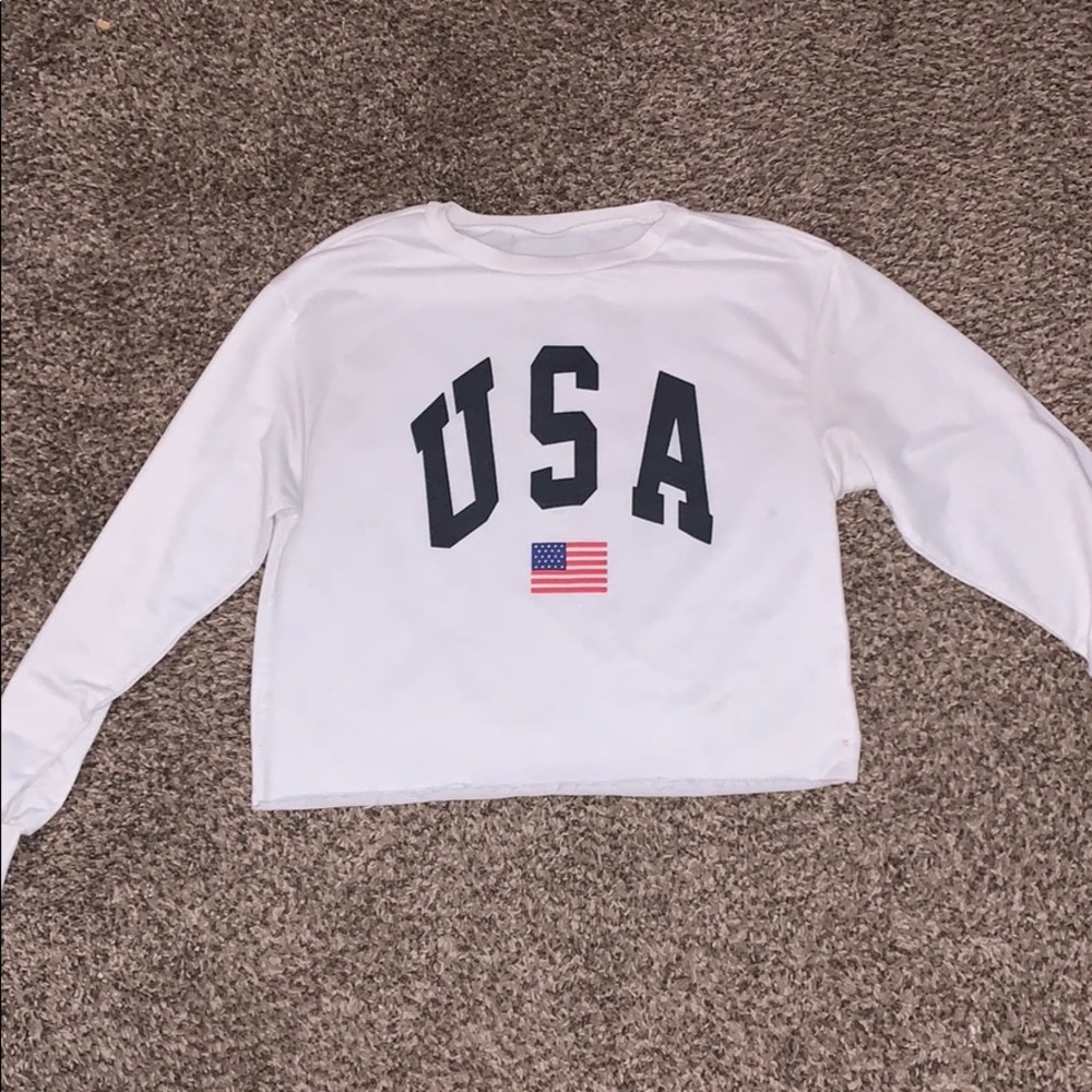 Brandy Melville Cropped Long Sleeve